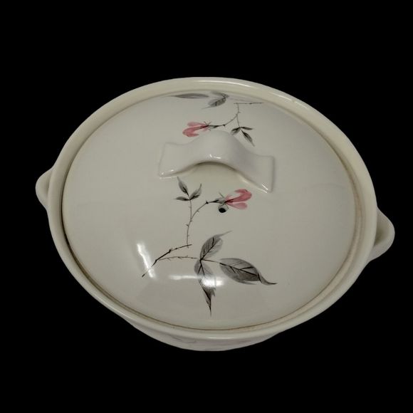 MCM Ballerina By Universal Casserole Dish Lidded Vented Handled Rosette 8"x3" - Picture 2 of 11